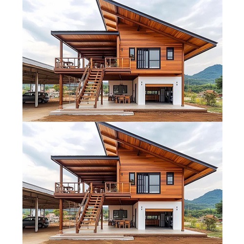 سقف شیبدار لاکچری