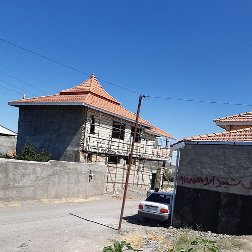 اجرای سقف شیروانی شیبدار در ساری